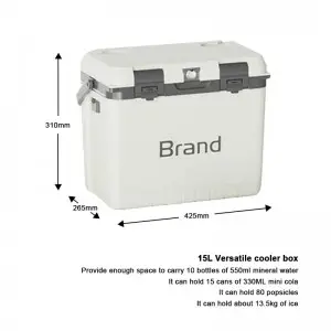 KOOLYOUNG  2024 hot sale 15L portable heavy duty custom made thermal Insulin vaccine transport cooler box for camping