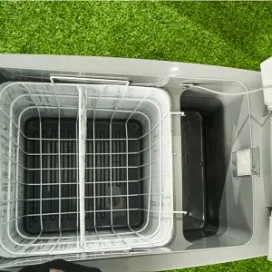 40L Portable 12V/24V DC Micro LED Display USB Outlet Car Home Multi-function Mobile Car Fridge