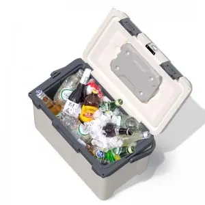 KOOLYOUNG  Hot sale 28L insulin pen insulation thermal mobile trolley portable outdoor cooler box with accessories for travel fishing