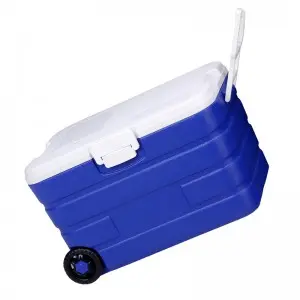 KY501 40L Outdoor Handle Sports Flooring Picnic Ice Chest Cooler Box With Wheel