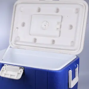 KY103 30L Ice Box Plastic Portable Outdoor Camping BBQ Ice Chest Cooler