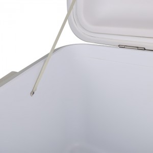 KY507B 170L Large Ice Chest Chilly Bin Plastic Trolley Cooler Box With Wheels For Fishing Camping