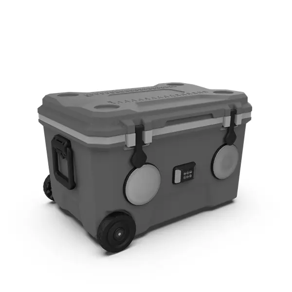 KOOLYOUNG  Direct Sales 68L portable bluetooth speaker audio player made in china beer cooler box with wheels for picnic